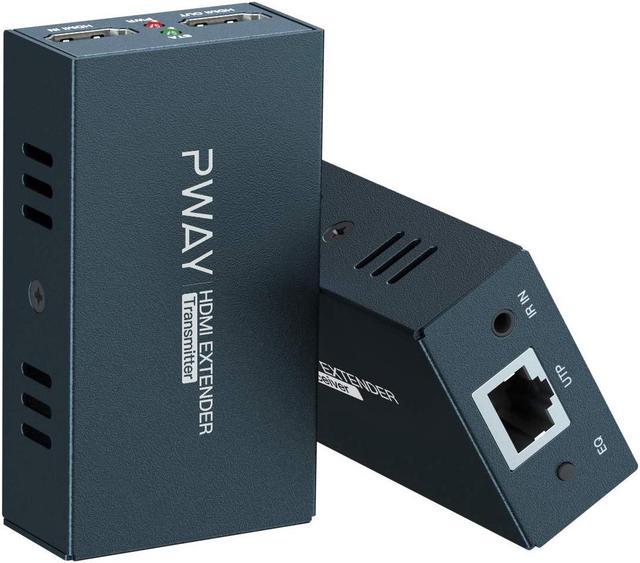 HDMI Signal Extender, 1080P High-definition & lossless transmission,  transmission distance up to 50m via CAT-5E/6 network cable