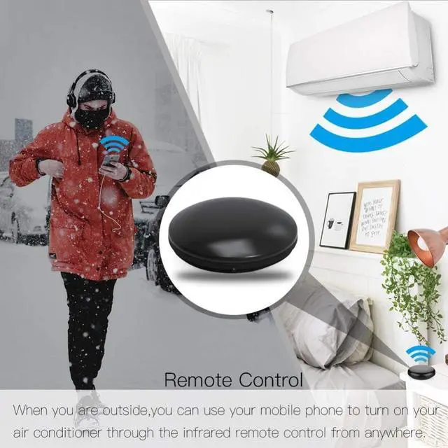 Alt view image 3 of 6 - Smart IR Remote Control,All in One IR Blaster Control, Universal WiFi Infrared Remote Control for TV DVD Air Conditioner STB etc,Compatible with Alexa, Google Assistant