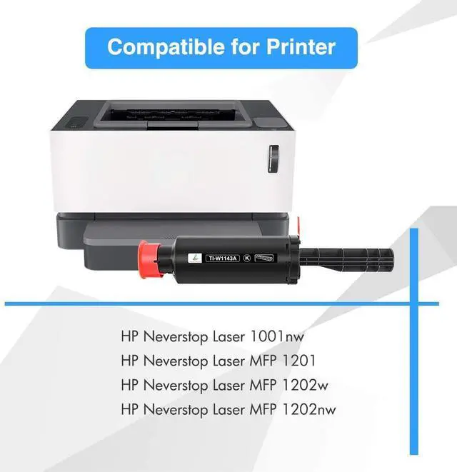 Alt view image 2 of 7 - INK E-SALE Compatible Toner Cartridge for Dell E525W E525 525W 525 Toner Cartridge 593-BBJX Using with Dell Laser E525W Printer Ink Black 1 Pack