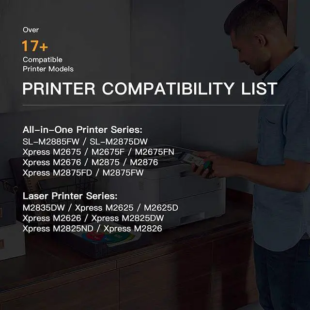 Alt view image 7 of 7 - E-Z Ink (TM) Compatible Toner Cartridge Replacement for Samsung 116L MLTD116L D116L MLT D116L to use with SL-M2625D SL-M2825DW SL-M2835DW (2 Black)