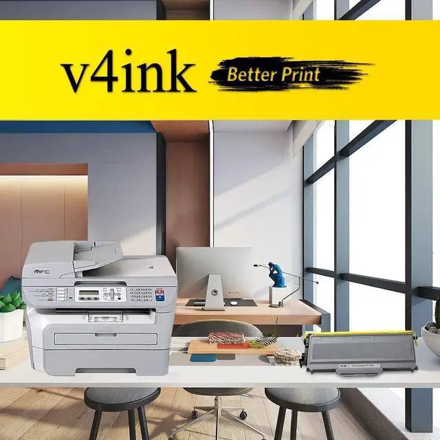 Alt view image 6 of 6 - v4ink Compatible Toner Cartridge Replacement for Brother TN360 TN330 Work with HL-2140 HL-2170W DCP-7030 DCP-7040 MFC-7340 MFC-7345N MFC-7440N MFC-7840W Printer, 4-Pack