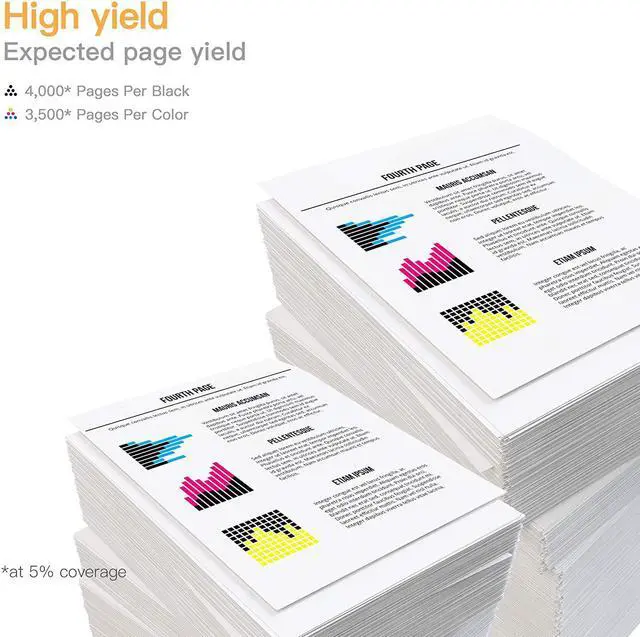 Alt view image 3 of 6 - E-Z Ink (TM) Compatible Toner Cartridge Replacement for Brother TN336 TN331 TN-336 TN-331 Compatible with HL-L8350CDW MFC-L8850CDW MFC-L8600CDW HL-L8350CDWT (Black Cyan Magenta Yellow, 4 Pack)