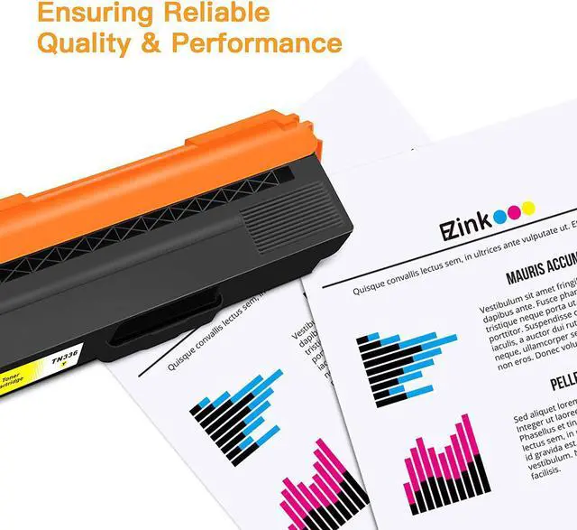 Alt view image 6 of 6 - E-Z Ink (TM) Compatible Toner Cartridge Replacement for Brother TN336 TN-336 TN-336C TN-336M TN-336Y Compatible with HL-L8250CDN HL-L8350CDW HL-L8350CDWT MFC-L8600CDW (1 Cyan, 1 Magenta, 1 Yellow)