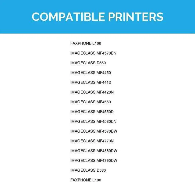 Alt view image 7 of 7 - LD Compatible Toner Cartridge Replacement for Canon 128 3500B001AA (Black, 4-Pack)