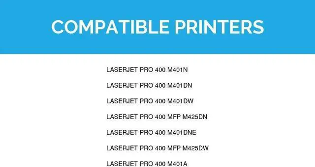 Alt view image 2 of 7 - LD Compatible Replacements for Hewlett Packard CF280A HP 80A Set of 2 Black Laser Toner Cartridges for use in The ...
