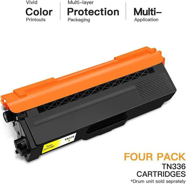 Alt view image 2 of 6 - E-Z Ink (TM) Compatible Toner Cartridge Replacement for Brother TN336 TN331 TN-336 TN-331 Compatible with HL-L8350CDW MFC-L8850CDW MFC-L8600CDW HL-L8350CDWT (Black Cyan Magenta Yellow, 4 Pack)