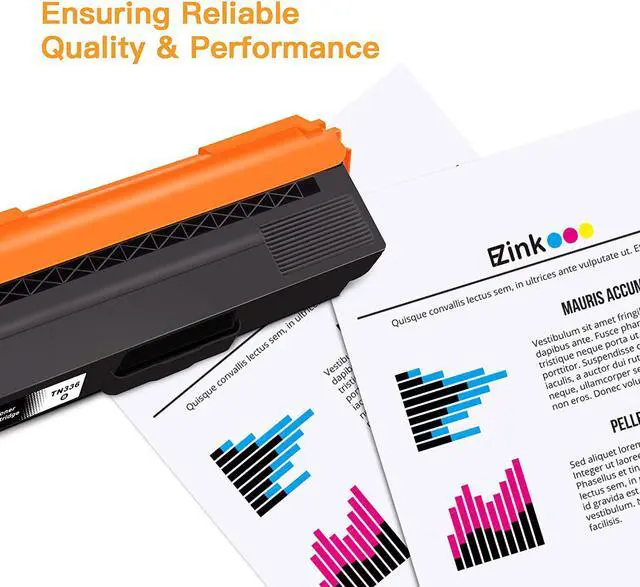 Alt view image 6 of 6 - E-Z Ink (TM) Compatible Toner Cartridge Replacement for Brother TN336 TN331 TN-336 TN-331 Compatible with HL-L8350CDW MFC-L8850CDW MFC-L8600CDW HL-L8350CDWT (Black Cyan Magenta Yellow, 4 Pack)