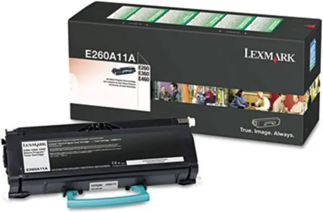 Alt view image 2 of 2 - Lexmark E260A11A Toner Cartridge, Black - in Retail Packaging