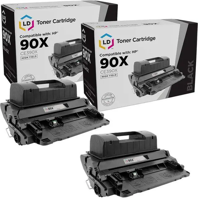 Main image of LD Products Compatible Toner Cartridge Replacement for HP 90X High Yield (Black, 2-Pack) for use in HP Laserjet Enterprise 600 M602dn, 600 M602n, 600 M602x, 600 M603dn