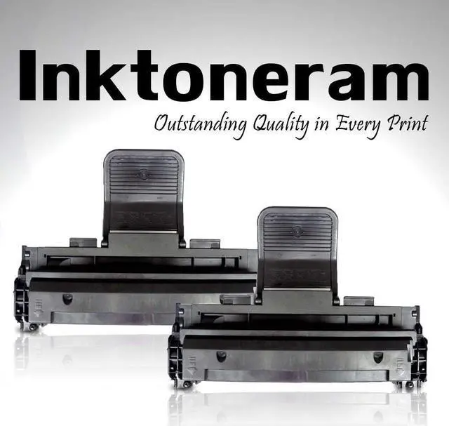 Alt view image 2 of 7 - Inktoneram Compatible Toner Cartridges Replacement for Dell 1110 1100 310-6640 310-7660 (Black, 2-Pack)