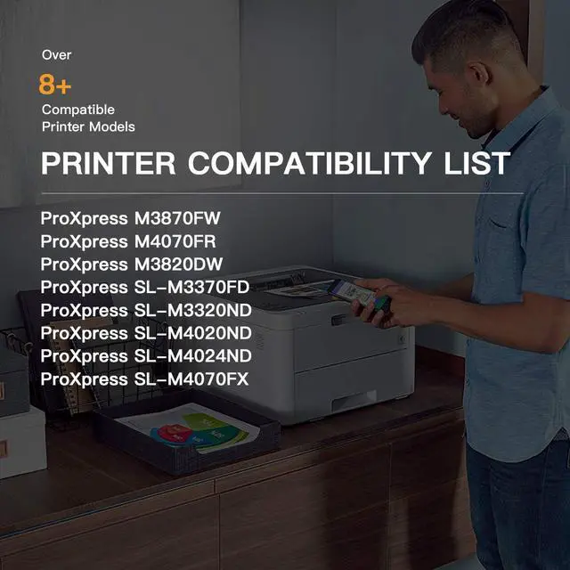 Alt view image 5 of 6 - E-Z Ink (TM) Compatible Toner Cartridge Replacement for Samsung 203 203L MLT-D203L High Yield to use with ProXpress M3370FD M3870FW M4070FR M3320ND M3820DW M4020ND (Black, 1 Pack)