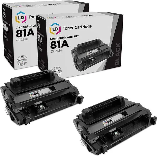 Main image of LD Products Compatible HP 81A CF281A Toner Cartridge Replacement for Laserjet Enterprise Flow MFP M630z M604dn M604n M605dh M605dn M605n M605x M606dn M606x M630dn M630f M630h M630 (Black, 2-Pack)