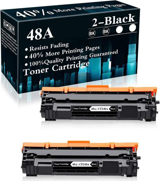 Main image of 2 Pack 48A | CF248A Black Compatible Toner Cartridge Replacement for HP Laserjet Pro M15a M15w MFP M28a MFP M28w MFP M29w MFP M30w MFP M31w Printer,Sold by TopInk