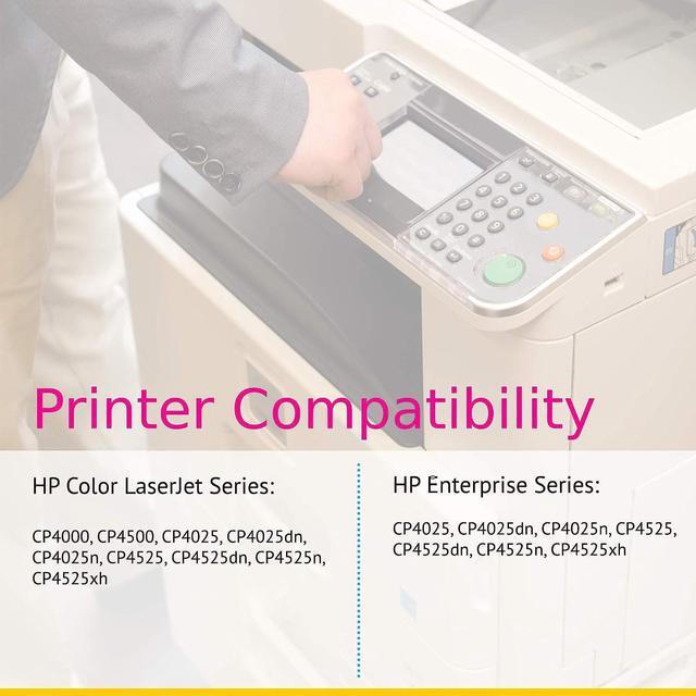 Alt view image 5 of 6 - Ennovor CS Compatible Toner Cartridge Replacement for HP CP4525 CE260A Black HP 647A Color CP4000 CP4500 CP4525 CP4525dn Enterprise CP4025