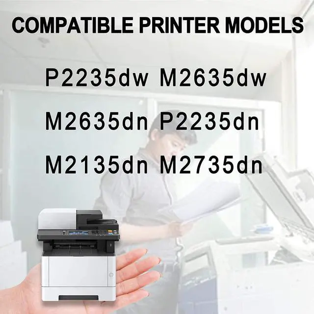 Alt view image 2 of 5 - Ennovor TK1152 TK-1152 1T02RV0US0 Toner Cartridge (Black,3 Pack) Replacement for Kyocera P2235dw M2635dw M2635dn P2235dn M2135dn M2735dn Toner Kit Printer
