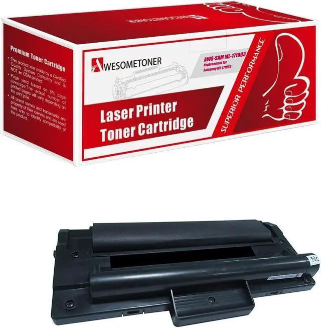 Main image of Awesometoner Compatible Toner Cartridge Replacement for Samsung ML-1710D3 for ML1710 Laser Printer Toner Ink - 1Pack