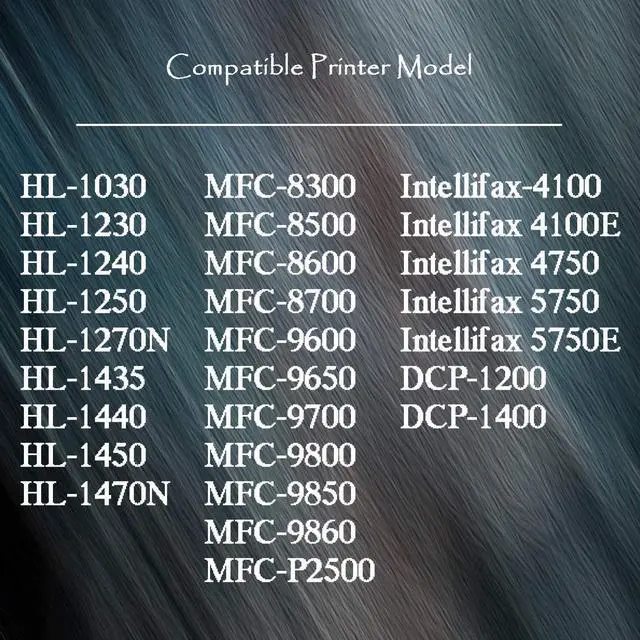 Alt view image 2 of 7 - TG Imaging Compatible DR400 Drum Unit and TN460 Toner Cartridge set Replacement for Brother TN-460 DR-400 for DCP-1200 HL-1440 MFC-8300 MFC-9870 MFC-P2500 IntelliFax-4100E Printer (Toner+Drum, 2-Pack)