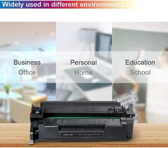 Alt view image 7 of 7 - 057 Toner Cartridge Compatible Replacement for Canon 057 CRG057 Black Toner 3009C001 for Canon imageCLASS MF445dw MF448dw MF449dw MF455dw LBP226dw LBP227dw LBP228dw Printer Toner Cartridge 2-Pack