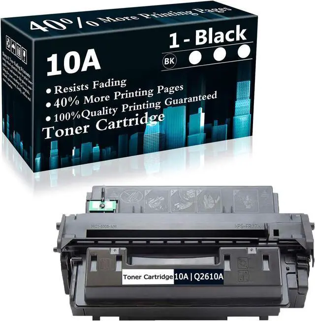 Main image of Ennovor 1 Black Cartridge 10A | Q2610A Toner Cartridge Replacement for HP Laserjet 2300 2300n 2300d 2300dn 2300dtn 2300L Printer Printer,Sold by TopInk