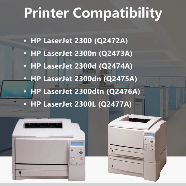 Alt view image 3 of 7 - Ennovor 1 Black Cartridge 10A | Q2610A Toner Cartridge Replacement for HP Laserjet 2300 2300n 2300d 2300dn 2300dtn 2300L Printer Printer,Sold by TopInk