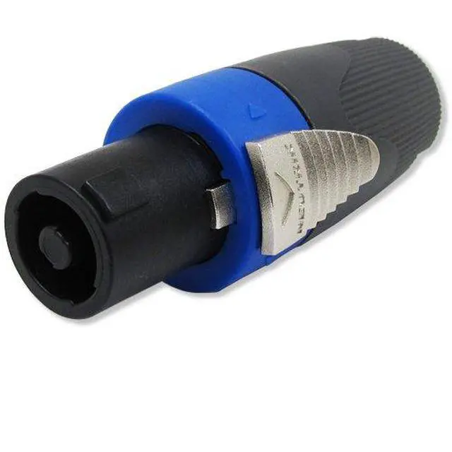 Alt view image 2 of 3 - 50 feet Speaker Cable 12AWG Patch Cords - 50 Ft Speakon to Speakon Professional Cables Black Neutrik NL4FX (NL4FC) 12 Gauge Wire - Pro 50' Speak-on Cord 12G - Single