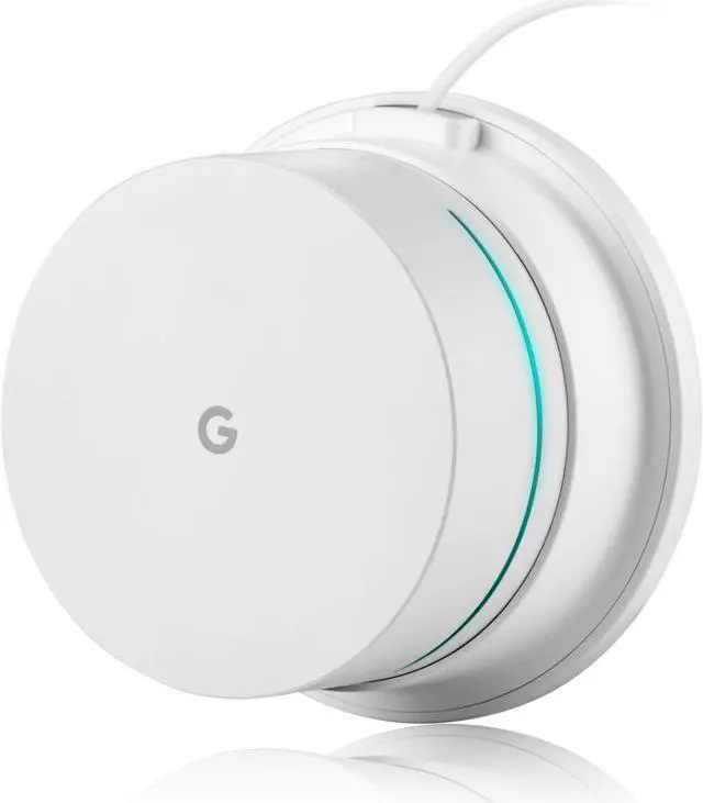 Main image of Wall Mount for Google WiFi - Ceiling Mount Holder for Google WiFi Mesh System 2016 and 2020, Space Saving, Reinforced and Perfect Unity (1 Pack)