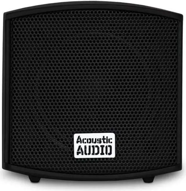Alt view image 3 of 6 - Acoustic Audio AA321B Mountable Indoor Speakers 400 Watts Black Bookshelf Pair