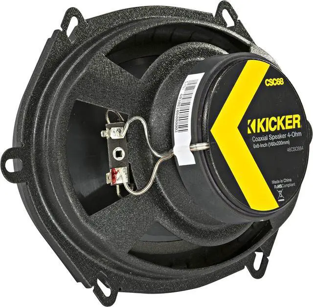 Alt view image 4 of 7 - CS Series CSC68 6 x 8 Inch Car Audio System Speaker, Black (2 Pack)