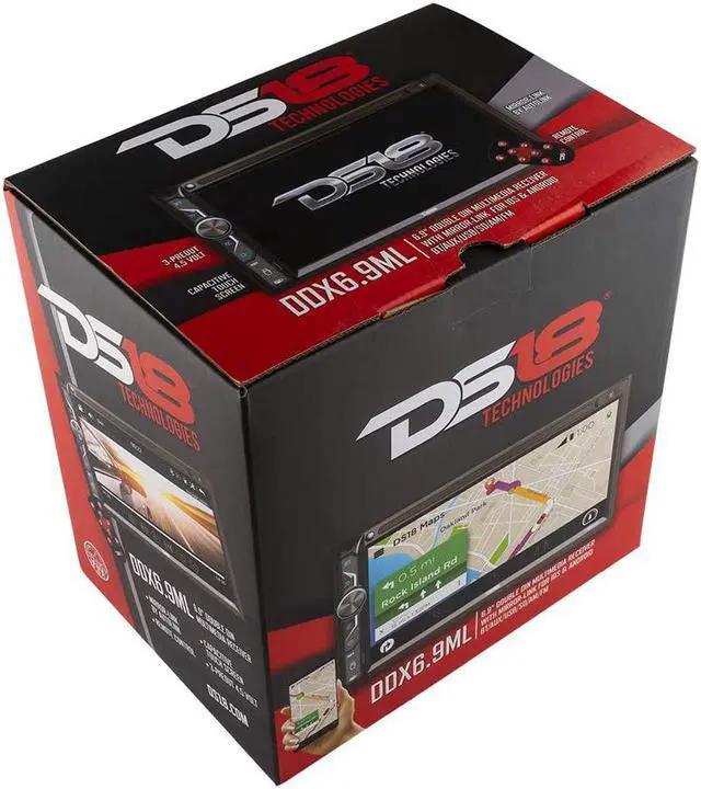 Alt view image 17 of 18 - Ds18 - Ddx6.9Ml - 6.9" Touchscreen Double-Din Headunit With Bluetooth And Usb