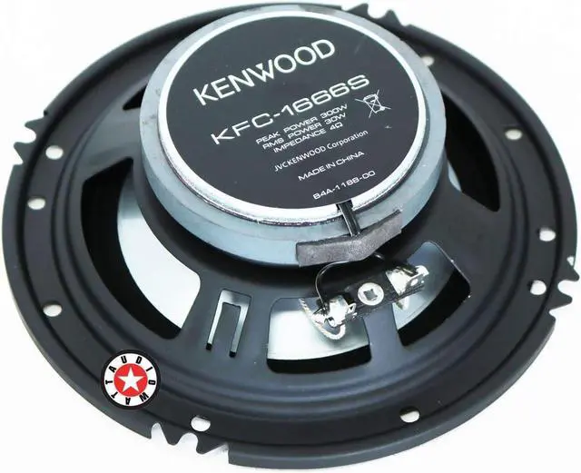 Alt view image 4 of 4 - 2 Pairs of KFC-1666S 600W Max (60W RMS) 6.5" KFC 2-Way Coaxial Car Speakers (4 Speakers) with Gravity Magnet Phone Holder Bundle