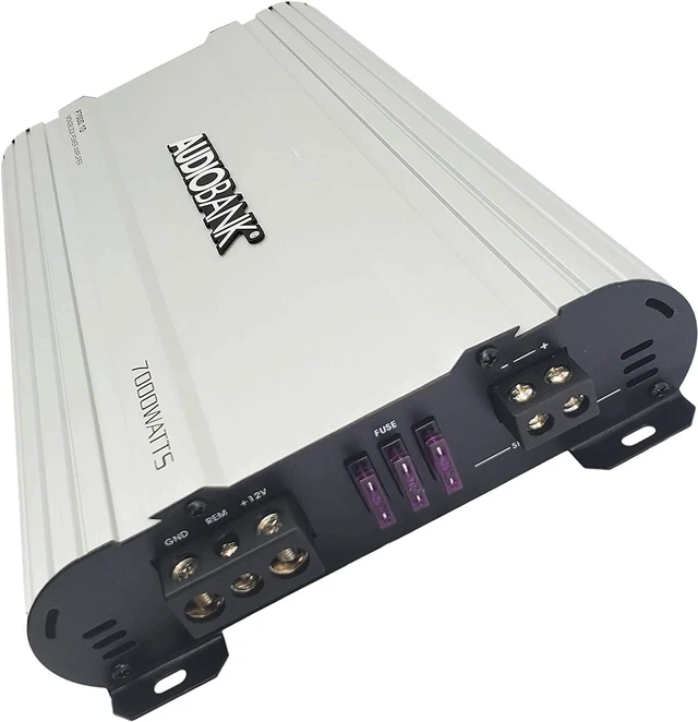 Alt view image 2 of 6 - Monoblock 7000 WATTS Amp Class D 1OHM Car Audio Stereo Amplifier Remote Turn On/Off Circuit/Heavy-Duty Aluminium Alloy Heatsink Power and Protection Indicator P7001