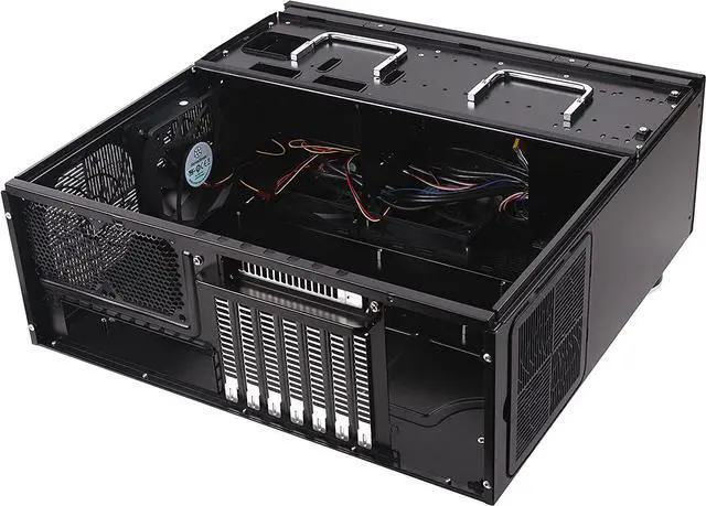 Alt view image 6 of 7 - SilverStone Technology GD07B Home Theater Computer Case with Lockable Aluminum Front Panel for E-ATX/ATX/Micro-ATX Motherboards GD07B-x