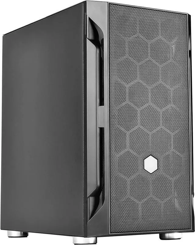 Alt view image 2 of 7 - SilverStone Technology FAH1MB Solid Side Panel, Black, Mid-Tower Micro-ATX Case with Mini-DTX and Mini-ITX Support (FARA H1M)