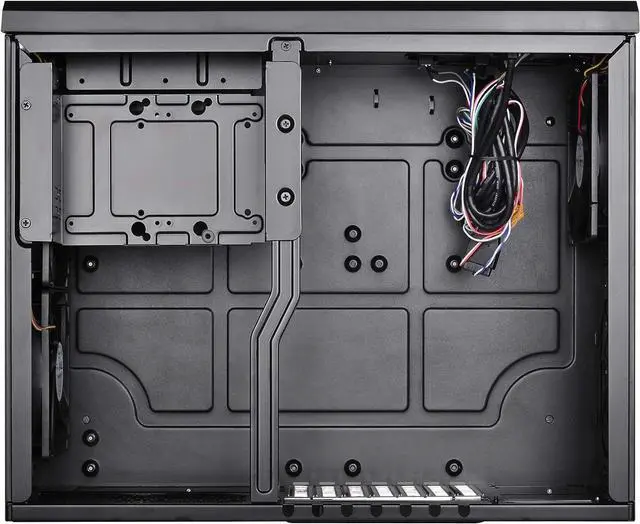 Alt view image 7 of 7 - SilverStone Technology GD10B Home Theater Computer Case (Htpc) with Lockable Front Panel for ATX/Micro-ATX Motherboards GD10B-x