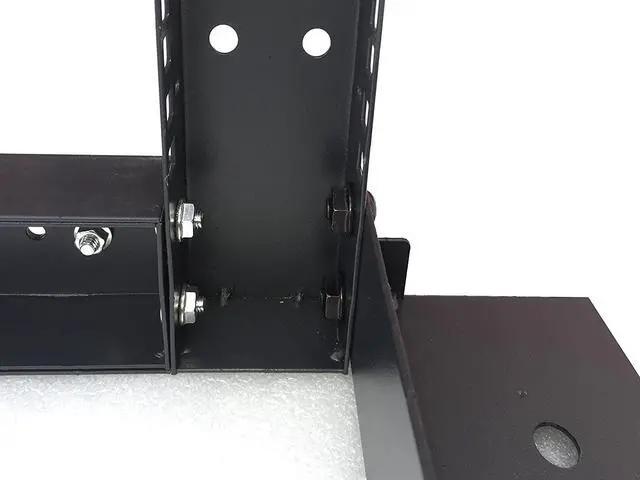 Alt view image 4 of 7 - Sysracks 18U 4 Post Open Frame 19 inch Network Server Rack Relay Cabinet Adjustable Depth 24"-37"