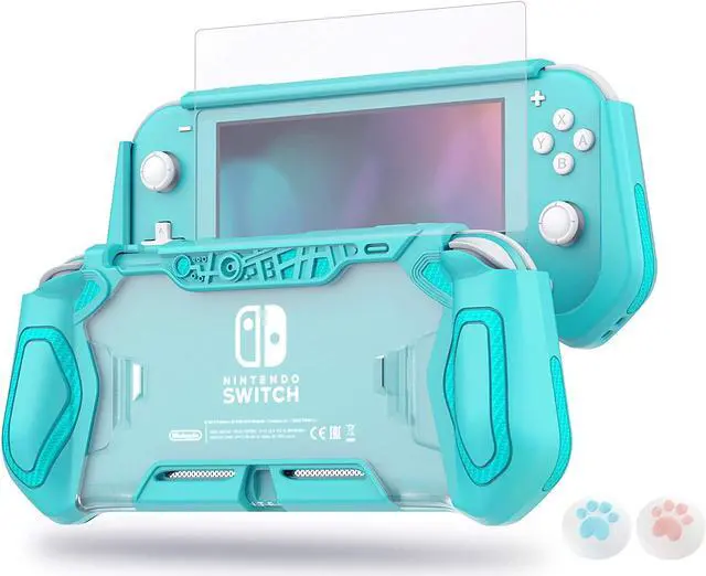 Main image of Switch Lite Protective Case for Nintendo Daily Gift (Ergonomic /Sturdy /Full Protection) Gift Idea Family Happy Hours Turquoise