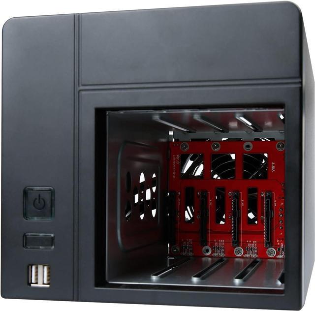 Nas Case 4 Bays Black Mini-Itx Computer Storage Server Case - China  Computer Case and Nas Server price