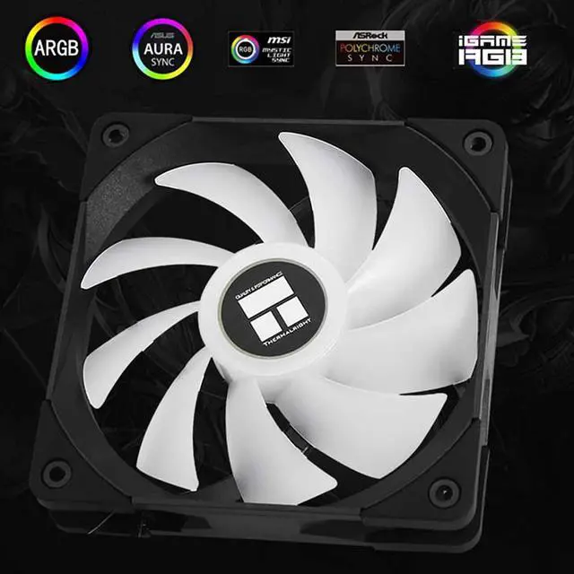 Alt view image 5 of 7 - Thermalright Assassin King 120 CPU Air Cooler, 5 Heatpipes, TL-C12B PWM Fan, for AMD AM4/Intel 115X/1200/2066 (AK120 Black)