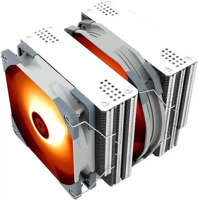 Alt view image 2 of 6 - Thermalright Frost Spirit 140 RGB CPU Air Cooler, 4x8mm Heat Pipes, 12V RGB Lighting, TL-D14L 140mm TL-C12L 120mm PWM Fan, AGHP Technology, for AMD AM4/Intel 115X/1200/2066
