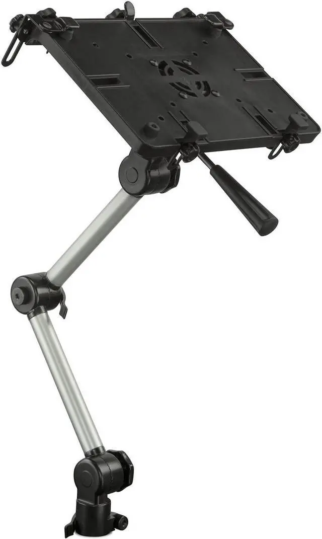 Alt view image 2 of 7 - Mount-It! Laptop Vehicle Mount, No-Drill Computer Seat Mount, Full Motion Adjustable Design for Auto, Truck, Car, Van Use