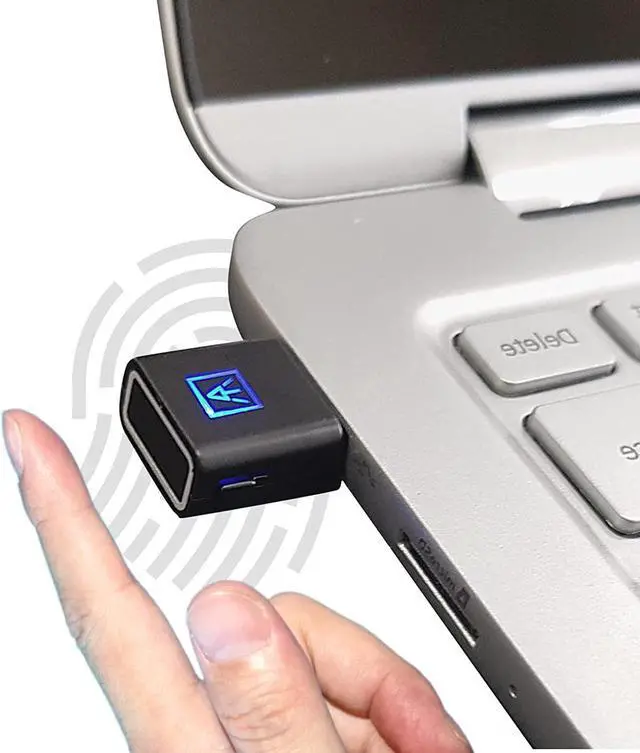 Alt view image 2 of 7 - FIDO2 Certified Security Key, USB Fingerprint authenticaiton USB-A Ports, Protect Online Accounts : Windows, Linux, Mac OS, Google, Bank of America, Facebook, Twitter,