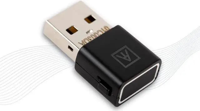 Main image of FIDO2 Certified Security Key, USB Fingerprint authenticaiton USB-A Ports, Protect Online Accounts : Windows, Linux, Mac OS, Google, Bank of America, Facebook, Twitter,