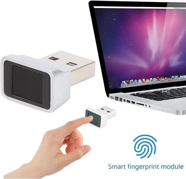 Alt view image 2 of 7 - USB Fingerprint Reader, Type?C Security Key Portable Password?free Login for Computer Laptop Desktop Password-Free and File Encryption
