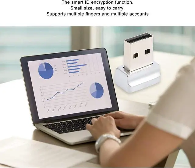 Alt view image 4 of 7 - USB Fingerprint Reader, Type?C Security Key Portable Password?free Login for Computer Laptop Desktop Password-Free and File Encryption
