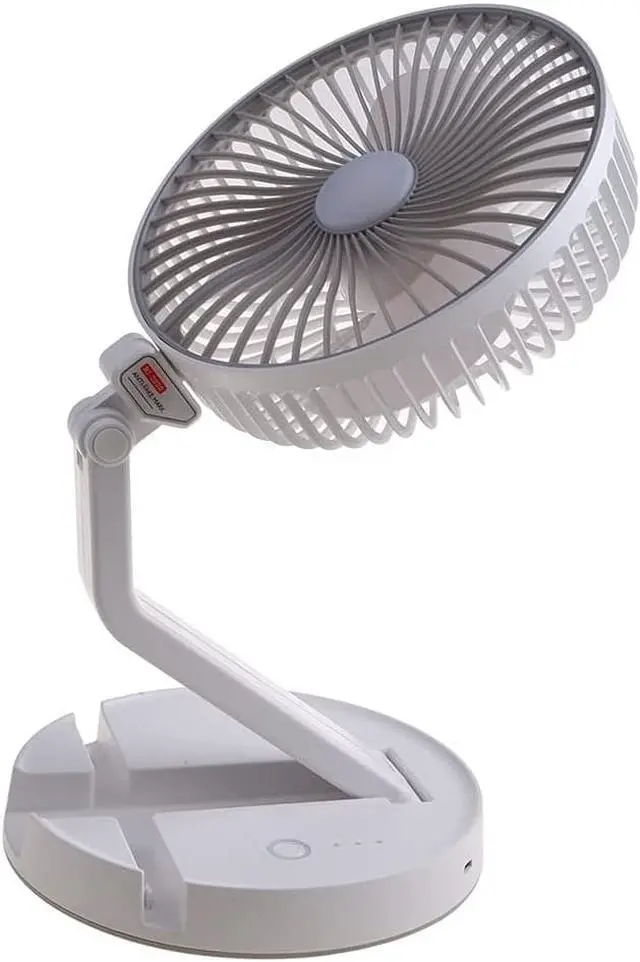 Alt view image 7 of 7 - Foldaway Fan Rechargeable Fan Ultra Lightweight Portable Compact Extendable fan Foldaway Fan Rechargeable Fan Foldable Fan small fan usb fan battery operated fan portable fan mini fan usb desk fan fan