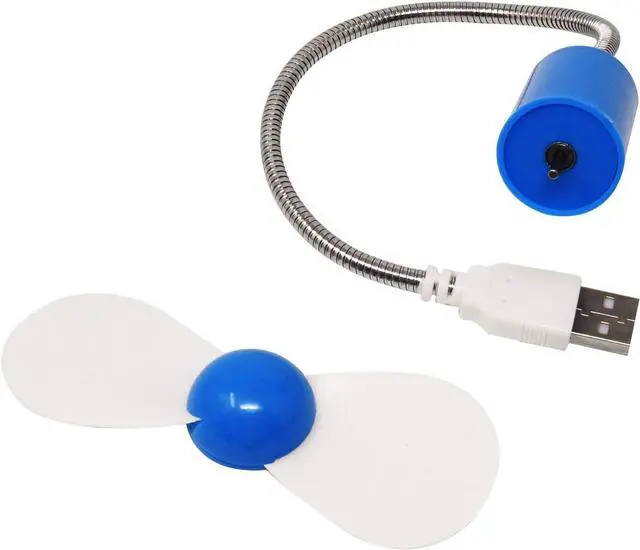 Alt view image 4 of 7 - Honbay 4PCS Mini Mobile Portable USB-Powered Cooling Fan Gooseneck Air Blower for Desktop PC Computer Laptop Notebook Tablet