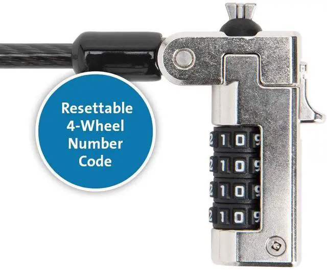 Alt view image 6 of 6 - Kensington N17 Dell Laptop Lock - Combination (K68008WW) Black