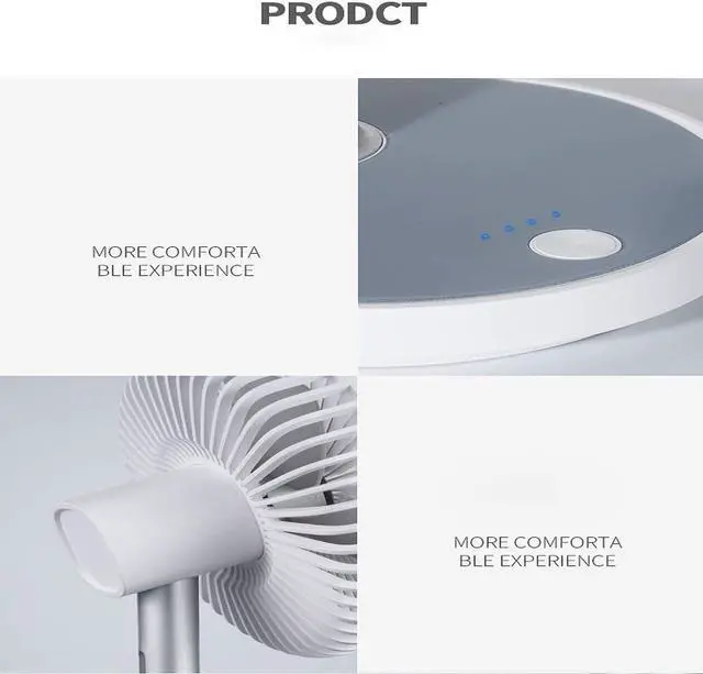 Alt view image 5 of 7 - Mini Clip on Desk Fan, USB Ventilator Draagbare Handheld Kleine Ventilator USB Fan 2000mAh Opladen Desktop Mini Portable Desktop Fan Desktop Outdoor Fan Voor Home Office,Gray