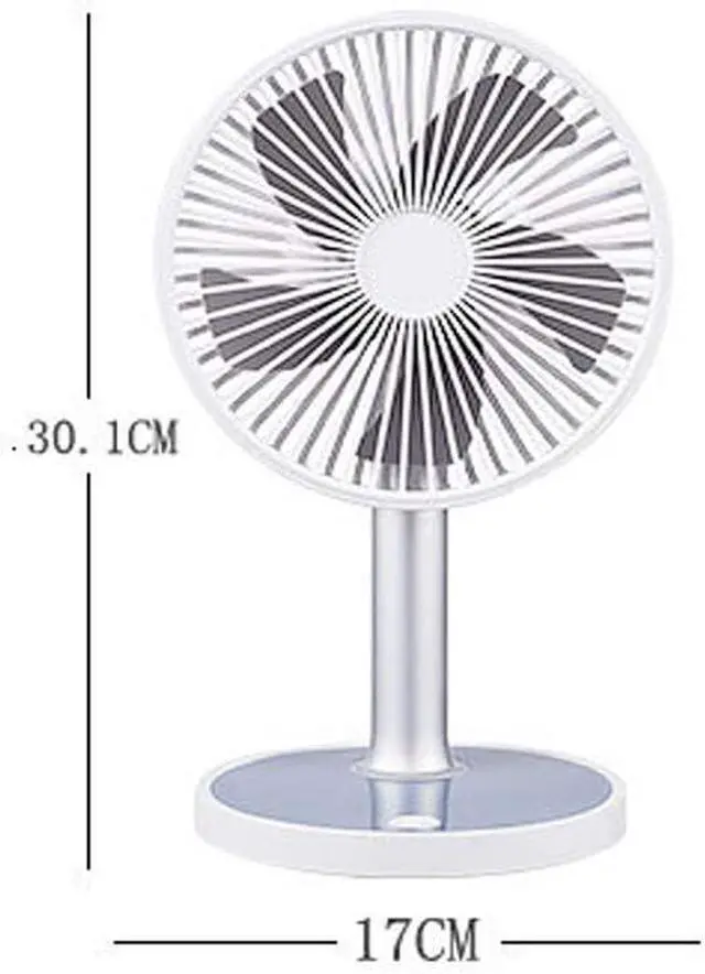 Alt view image 7 of 7 - Mini Clip on Desk Fan, USB Ventilator Draagbare Handheld Kleine Ventilator USB Fan 2000mAh Opladen Desktop Mini Portable Desktop Fan Desktop Outdoor Fan Voor Home Office,Gray
