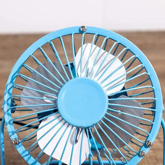 Alt view image 4 of 7 - ZHXY Small Fan,4" Mini USB Fan Home Office Laptop Desktop Cooling Aluminum Blades Desk,Mini Fan,Metal Fan,Portable Cooling Fan 4 Inch Small Compact Size for Office,Dorm Desktop,50 Pcs
